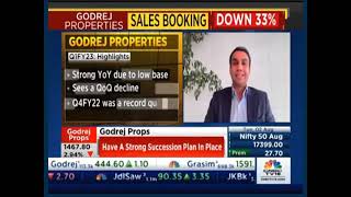 CNBC TV18 discussion - Pirojsha Godrej On Godrej Properties Future Post Mohit Malhotra's Resignation